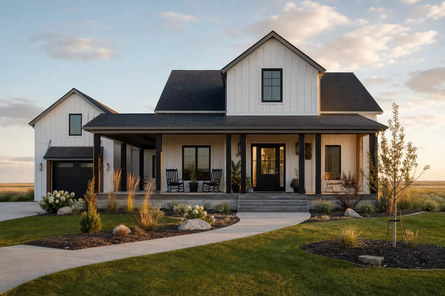 Modern farmhouse new build