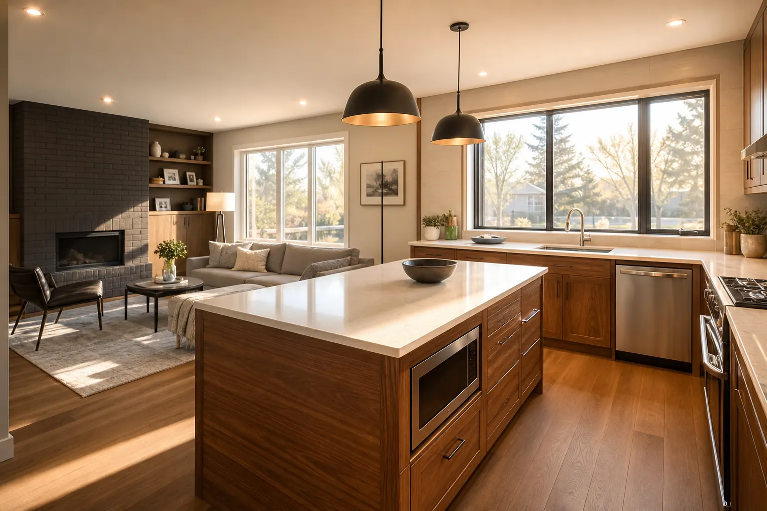 Bungalow kitchen opening