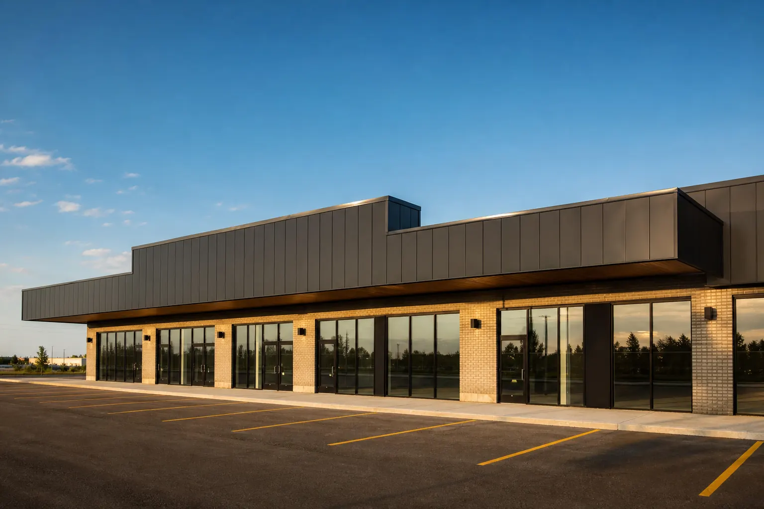 Strip-mall facade renewal
